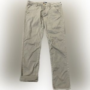 NWOT American Eagle Skinny Stretch Khakis / Color: Olive Green / Size: 12